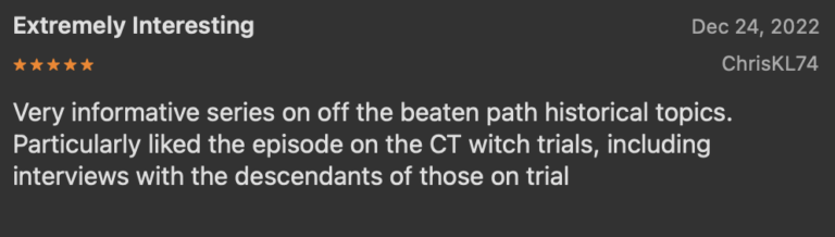 CT Witch Trials C Langone